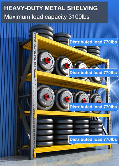 Limited Time Offer Buy 1 Get 1 FreeA djustable Garage Shelves Heavy Duty Shelving